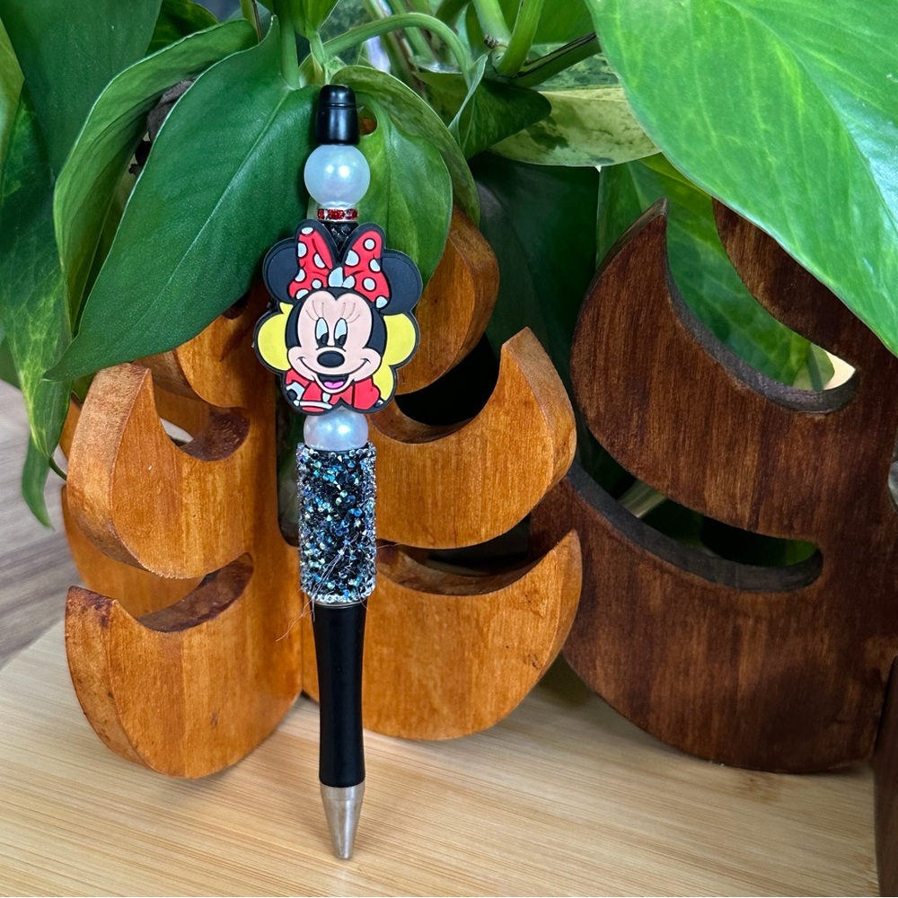 ✨ Disney-Inspired Beaded Pen ✨ Handmade Silicone Pen |‎ + Refill